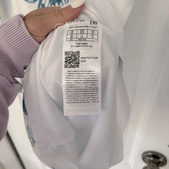 Guess Butterfly Dress ~ long sleeve ~ size XS - Picture 5 of 10